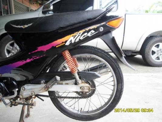 ขาย HONDA NICE 100แน่นๆสภาพสวยสีดำพร้อมขี่กลับได้เลย