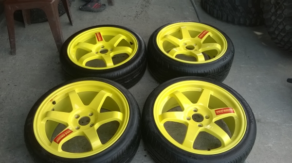 ขายล้อTE 37พร้อมยางชุดละ14500