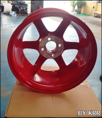 ขายล้อแม็กซ์ VOLK TE 37 ขอบ15" สีแดงสดมากกกกกกกกกก