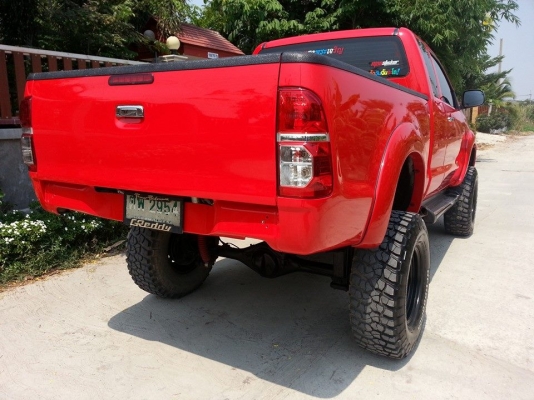 ขายดาวน์ vigo 2006 ขับ2ยกสูง ราคา 270000 ผ่อนต่อ 6240 อีก17งวด เครื่อง 1uz autoใส่ชุดยก9นิ้ว ยาง bf mud 285/75/16 โช้ค profender subtank