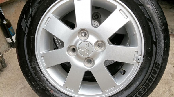 ล้อแม็กซ์ มิราจป้ายแดง ขอบ14 4รู100