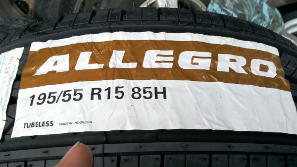 ยางใหม่ Allegro 195 55 15 ยางนำเข้า ดีกว่าใส่ยางเปอร์เซ็นต์ ยางใหม่ Allegro 195 55 15 ยางนำเข้า ดีกว่าใส่ยางเปอร์เซ็นต์