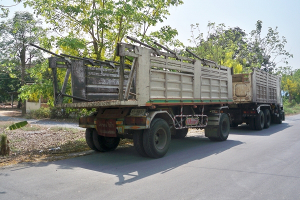 ขายรถพ่วง Mitsubishi FUSO FN527 18 ล้อ ดั้ม แม่+ลูก