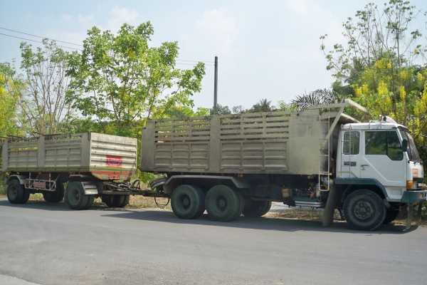 ขายรถพ่วง Mitsubishi FUSO FN527 18 ล้อ ดั้ม แม่+ลูก