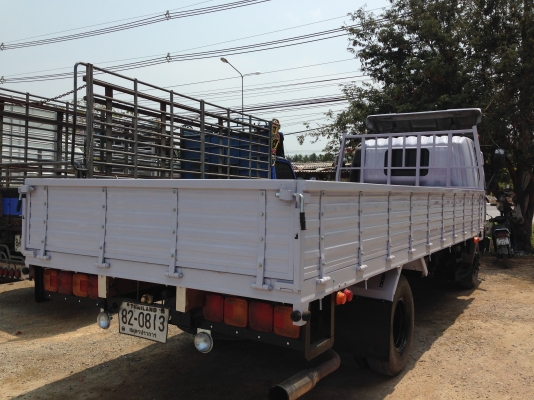 HINO  FC4J  สมอเงิน  ปี 2542  ยาว 5.50 เมตร เครื่อง 140 แรง  กะบะคาร์โก้ต่อใหม่ทั้งลูก