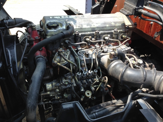 HINO  FC4J  สมอเงิน  ปี 2542  ยาว 5.50 เมตร เครื่อง 140 แรง  กะบะคาร์โก้ต่อใหม่ทั้งลูก