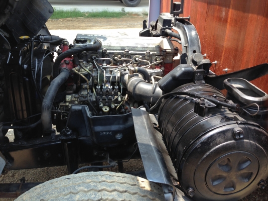 HINO  FC4J  สมอเงิน  ปี 2542  ยาว 5.50 เมตร เครื่อง 140 แรง  กะบะคาร์โก้ต่อใหม่ทั้งลูก