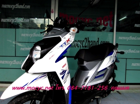 TTX  สีน้ำเงิน ขาว ไมล์ 3 พันโล รถเดือน กันยายน ปี 56 ระบบหัวฉีด ของแถม 3 รายการ  29500