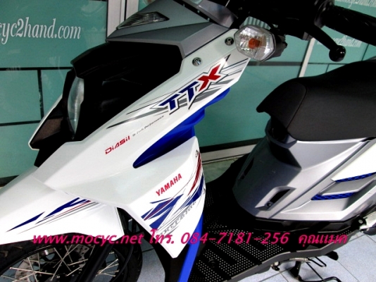 TTX  สีน้ำเงิน ขาว ไมล์ 3 พันโล รถเดือน กันยายน ปี 56 ระบบหัวฉีด ของแถม 3 รายการ  29500