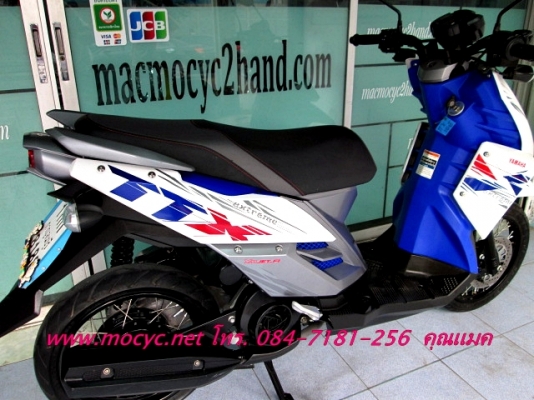 TTX  สีน้ำเงิน ขาว ไมล์ 3 พันโล รถเดือน กันยายน ปี 56 ระบบหัวฉีด ของแถม 3 รายการ  29500