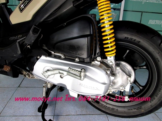 ZOOMER สีนํ้าตาล  สีรุ่นใหม่ รถเดือน ต.ค ปี 2556ไมล์ 2173 โล ฟรีค่าโอน แถม 4 รายการ  44900