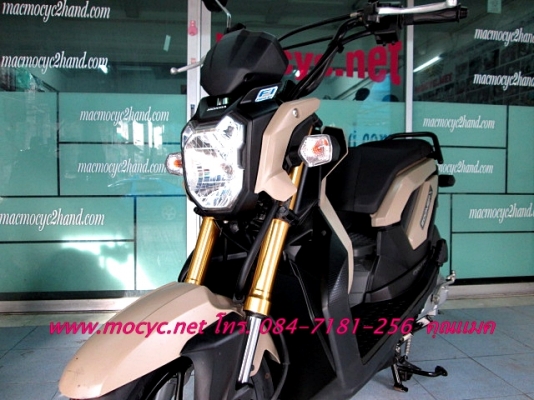 ZOOMER สีนํ้าตาล  สีรุ่นใหม่ รถเดือน ต.ค ปี 2556ไมล์ 2173 โล ฟรีค่าโอน แถม 4 รายการ  44900