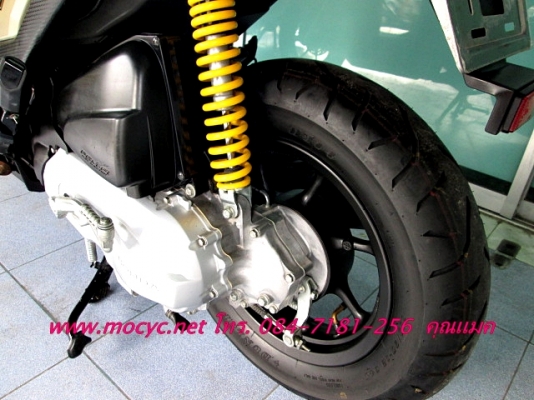 ZOOMER สีนํ้าตาล  สีรุ่นใหม่ รถเดือน ต.ค ปี 2556ไมล์ 2173 โล ฟรีค่าโอน แถม 4 รายการ  44900