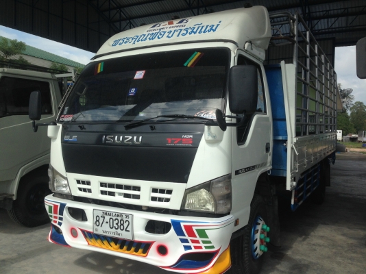ISUZU  NQR EURO 2 คอมมอลเรล  เครื่อง 175 แรง 6 เกียร์  ปี  2549  ยาว 5.50 เมตร