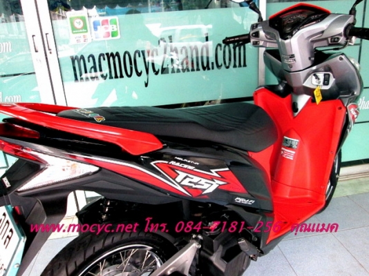 CLICK 125 i ลาย racing bombi brake สีดำแดง ปี 55 ของแถม 3 รายการ 32900