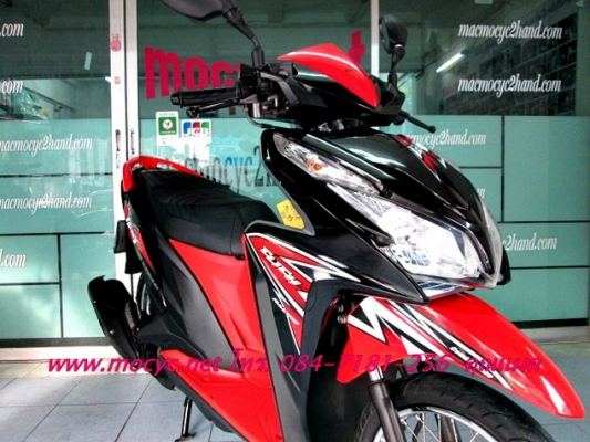 CLICK 125 i ลาย racing bombi brake สีดำแดง ปี 55 ของแถม 3 รายการ 32900