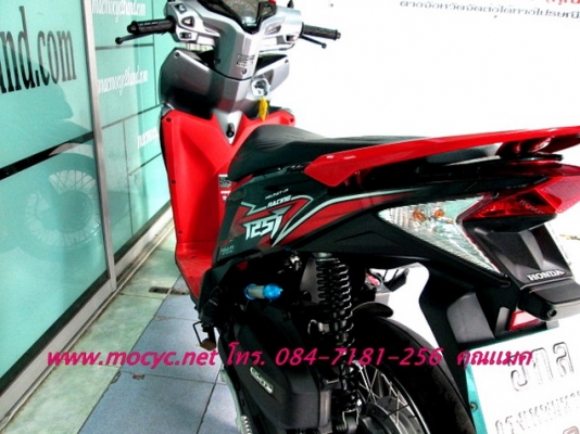 CLICK 125 i ลาย racing bombi brake สีดำแดง ปี 55 ของแถม 3 รายการ 32900