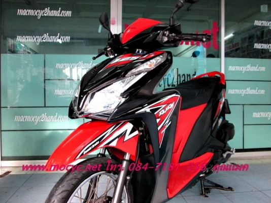 CLICK 125 i ลาย racing bombi brake สีดำแดง ปี 55 ของแถม 3 รายการ 32900