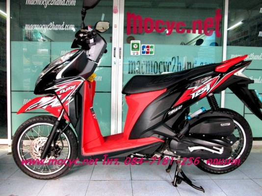 CLICK 125 i ลาย racing bombi brake สีดำแดง ปี 55 ของแถม 3 รายการ 32900