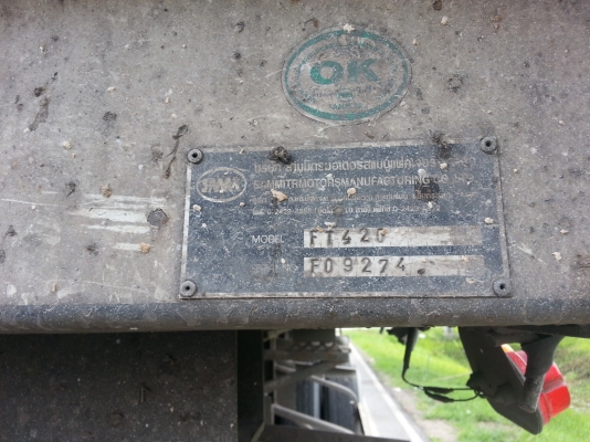 SMM สามเพลาดั้ม  ยางเพิ่งเปลี่ยนมาใหม่เป็นยางเรเดียล 6 เส้นค่ะ