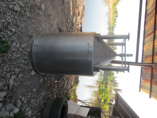 Storage Tank Stainless ถังผสม-ถังเก็บสแตนเลส 1 ชั้น มือสอง