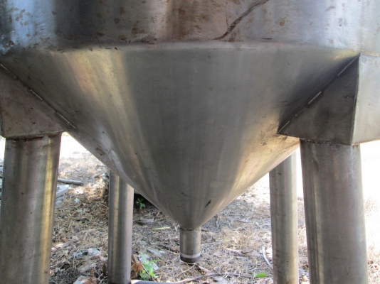 Storage Tank Stainless ถังผสม-ถังเก็บสแตนเลส 1 ชั้น มือสอง