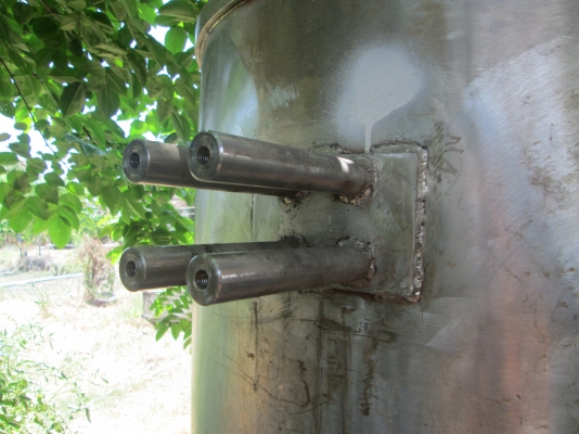 Storage Tank Stainless ถังผสม-ถังเก็บสแตนเลส 1 ชั้น มือสอง