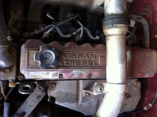 ขายเครื่องอะไหล่NISSAN BD25 ฝาแดง เครื่องน้ำมันเครื่องแห้ง มีใบคุมเครื่อง