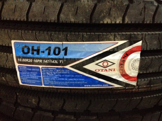 ขายยางใหม่ 1000-20 เรเดียล ยี่ห้อโอตานิ  มี 16 เส้น