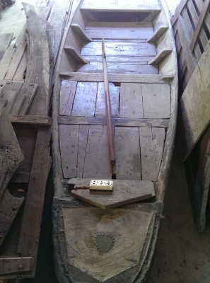 ขายเรื่อเข็มไม้สักทองโบราณ พร้อมใช้งาน