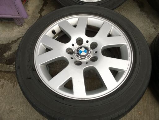 ล้อแม็ก BMW E46 ขอบ 16 5 120 ยาง205-55-16  2ชุดถูกๆ