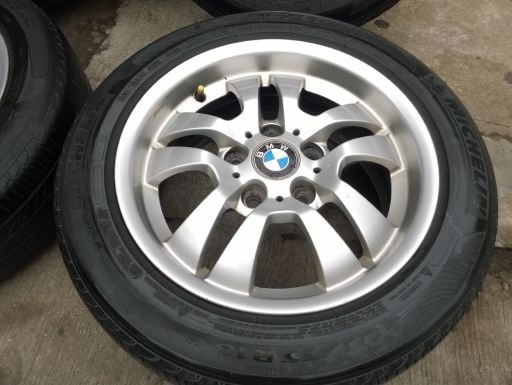 ล้อแม็ก BMW E46 ขอบ 16 5 120 ยาง205-55-16  2ชุดถูกๆ