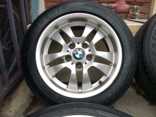 ล้อแม็ก BMW E46 ขอบ 16 5 120 ยาง205-55-16  2ชุดถูกๆ