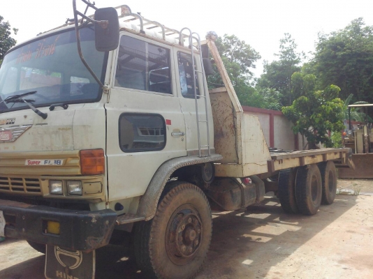 ขายรถ 10 ล้อเทเลอร์ HINO KT925 ใส่หัวเก๋ง F18 เครื่อง EH700 168 แรงม้า ราคา 520000