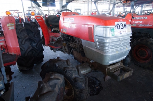 AUC Code 034 แทรกเตอร์ KUBOTA L4508 ราคา เริ่มต้นการประมูล 170,000 บาท