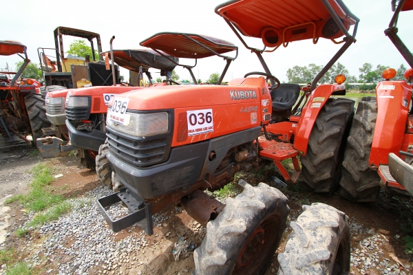 AUC Code 036 แทรกเตอร์ KUBOTA L4508 ราคา เริ่มต้นการประมูล 170,000 บาท