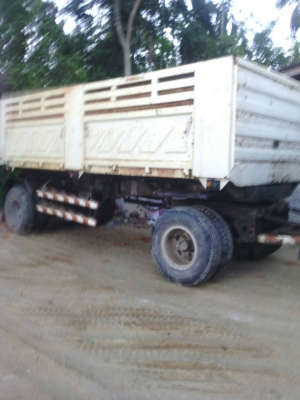 ขายรถ 18 ล้อดัมพ์แม่-ลูก ISUZU DECA 270 แรงม้าปี 2551 หางดัมพ์ 2 คาน ราคา 2350000