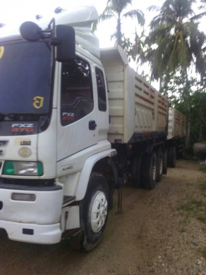 ขายรถ 18 ล้อดัมพ์แม่-ลูก ISUZU DECA 270 แรงม้าปี 2551 หางดัมพ์ 2 คาน ราคา 2350000