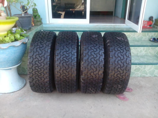 ขายยาง BF all 265/75/16  พร้อมล้อte37x  สภาพนางฟ้าครับ