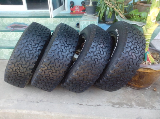 ขายยาง BF all 265/75/16  พร้อมล้อte37x  สภาพนางฟ้าครับ