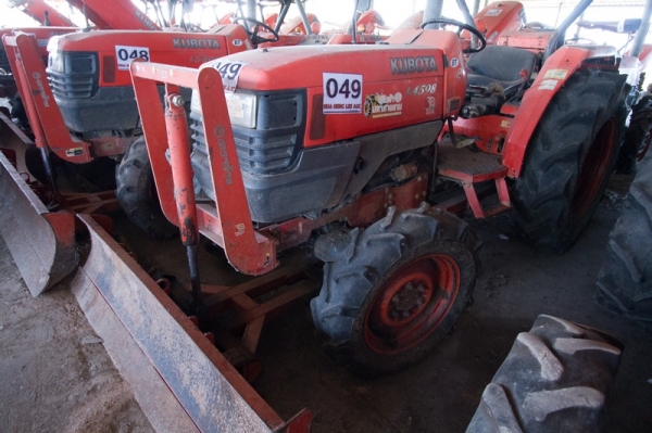 AUC Code 049 แทรกเตอร์ KUBOTA L4508 ราคา เริ่มต้นการประมูล 190,000 บาท AUC Code 049 แทรกเตอร์ KUBOTA L4508 ราคา เริ่มต้นการประมูล 190,000 บาท