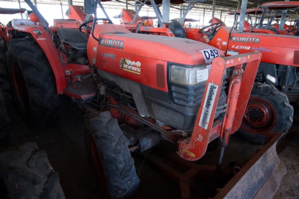 AUC Code 049 แทรกเตอร์ KUBOTA L4508 ราคา เริ่มต้นการประมูล 190,000 บาท AUC Code 049 แทรกเตอร์ KUBOTA L4508 ราคา เริ่มต้นการประมูล 190,000 บาท