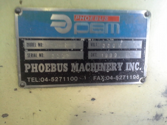 เครื่องมิลลิ่ง PHOEBUS M3 ขายเหมาจำนวน 3 เครื่อง สภาพพร้อมใช้งาน เครื่องมิลลิ่ง PHOEBUS M3 ขายเหมาจำนวน 3 เครื่อง สภาพพร้อมใช้งาน