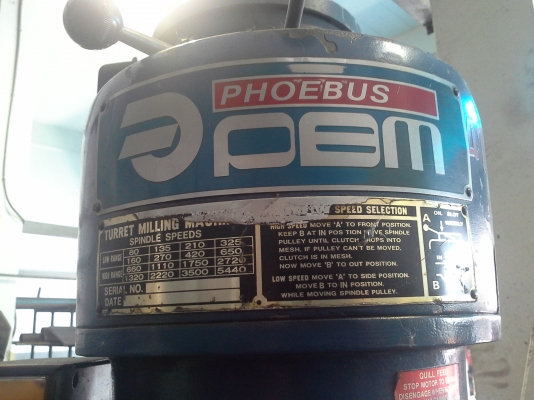 เครื่องมิลลิ่ง PHOEBUS M3 ขายเหมาจำนวน 3 เครื่อง สภาพพร้อมใช้งาน เครื่องมิลลิ่ง PHOEBUS M3 ขายเหมาจำนวน 3 เครื่อง สภาพพร้อมใช้งาน
