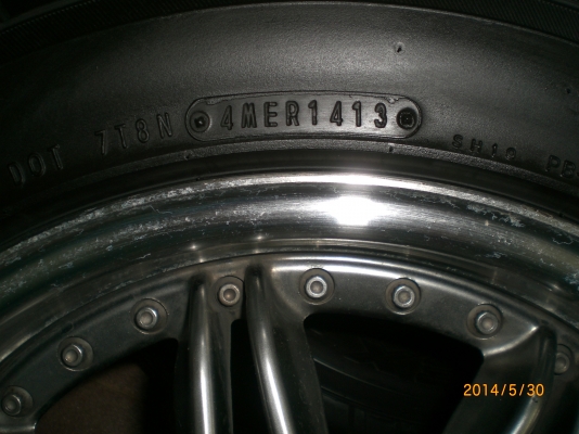 แม็ก15LENSO 6.5 ET35 4รู100-114พร้อมยางปี13 195-55-15