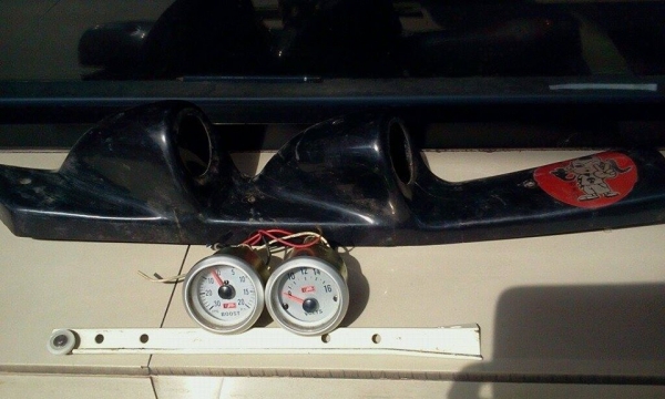 เซ็ต Auto Gauge Boost+Volt 2ตัว พร้อมราง เหมาไปเลย850บ.