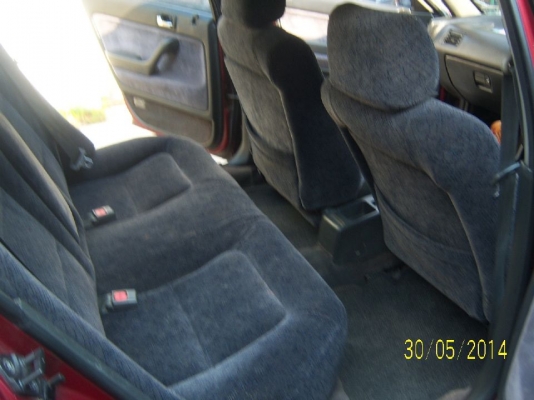 Accord ไฟท้าย2ชั้น  ปี94  แก๊ส+น้ำมัน เครื่อง f22 ตัวท็อป กระจกไฟฟ้า disk 4ล้อ  ภายในสวย เอกสารครบ ราคาคุยกัน รายละเอียดโทรถาม