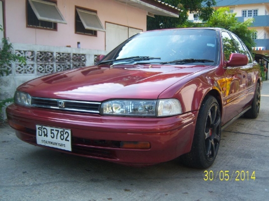 Accord ไฟท้าย2ชั้น  ปี94  แก๊ส+น้ำมัน เครื่อง f22 ตัวท็อป กระจกไฟฟ้า disk 4ล้อ  ภายในสวย เอกสารครบ ราคาคุยกัน รายละเอียดโทรถาม