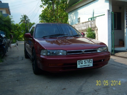Accord ไฟท้าย2ชั้น  ปี94  แก๊ส+น้ำมัน เครื่อง f22 ตัวท็อป กระจกไฟฟ้า disk 4ล้อ  ภายในสวย เอกสารครบ ราคาคุยกัน รายละเอียดโทรถาม