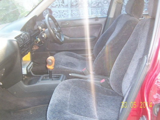 Accord ไฟท้าย2ชั้น  ปี94  แก๊ส+น้ำมัน เครื่อง f22 ตัวท็อป กระจกไฟฟ้า disk 4ล้อ  ภายในสวย เอกสารครบ ราคาคุยกัน รายละเอียดโทรถาม